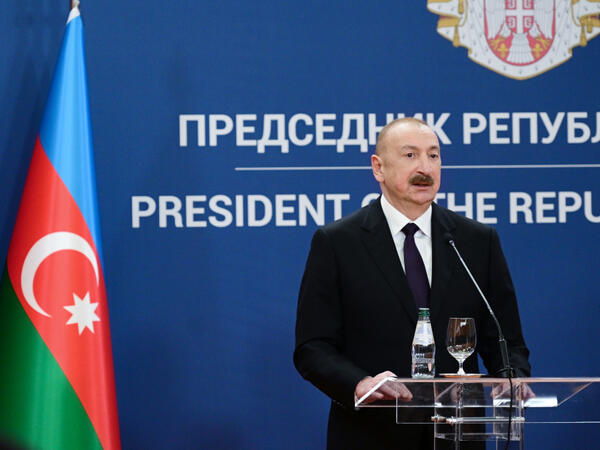 İlham Əliyev: Bizim Serbiya ilə gələcək üçün də açıq-aydın planlarımız var