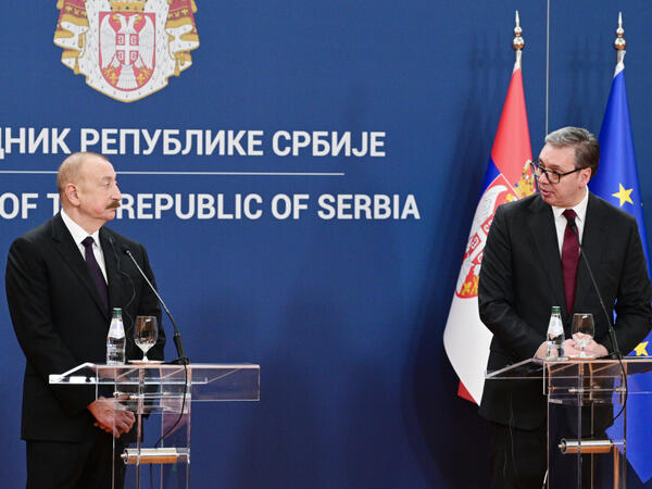 Vuçiç: Serbiyada və Azərbaycanda təhlükəsizlik ən yüksək səviyyədədir