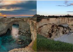 Məşhur "Sevgililər tağı" uçdu