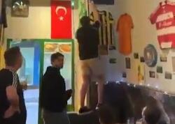 Bakıda "pub"da “Nyukasl” azarkeşlərindən qalmaqallı hərəkət - <span class="color_red">VİDEO</span>