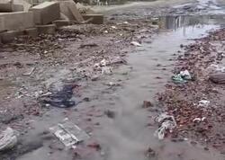 Bakıda içməli su borusu PARTLADI - <span class="color_red">VİDEO</span>