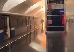 Moskva metrosunda partlayış - <span class="color_red">VİDEO</span>