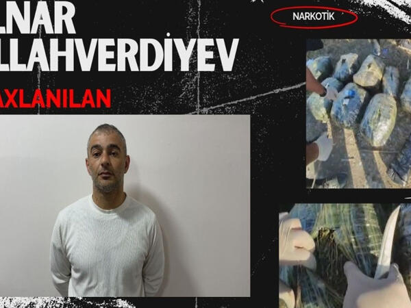 Elnar Allahverdiyev 40 kq narkotiklə tutuldu