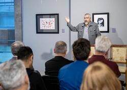“Elçin Şamillinin yaradıcılığı və Azərbaycanda “Contemporary art” mənzərəsi” mövzusunda mühazirə keçirildi - <span class="color_red">FOTO</span>