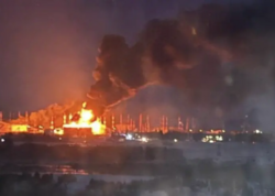 Rusiyanın əsas neft stansiyalarından birinə hücum oldu