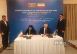 Azərbaycan və İran arasında əməkdaşlıq memorandumu imzalandı - <span class="color_red">FOTO</span>