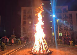 İllər sonra tonqal qalandı ... - <span class="color_red">FOTO</span>