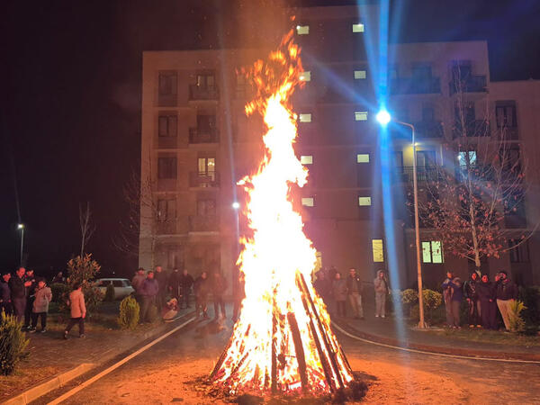 İllər sonra tonqal qalandı ... - <span class="color_red">FOTO</span>