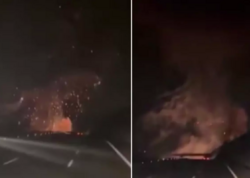 F-16-nın qəzaya uğradığı an - <span class="color_red">VİDEO</span>