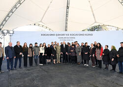 İlham Əliyev və Mehriban Əliyeva Xocavənd şəhər və Xocavənd kənd sakinləri ilə görüşüb - <span class="color_red">FOTO</span>