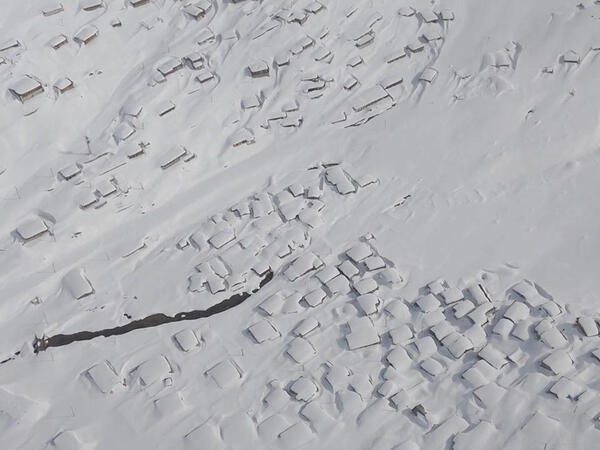 Qarın hündürlüyü 3 metri keçdi, evlər “yoxa çıxdı” - <span class="color_red">FOTO</span>