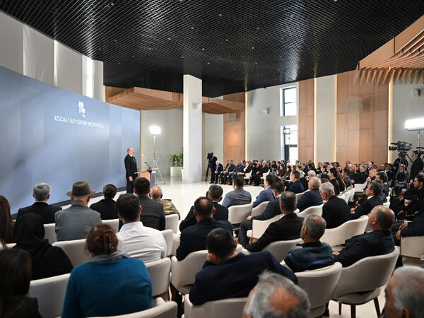 Prezident: Xocalı Soyqırımı Memorialı silinməz yaddaşımızın təcəssümü olacaq