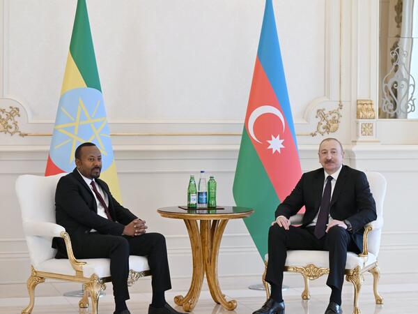 Prezident İlham Əliyevin Efiopiyanın Baş naziri ilə təkbətək görüşü olub - <span class="color_red">FOTO</span>