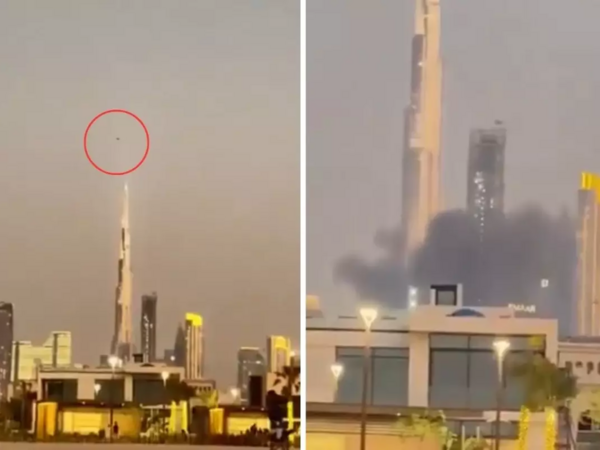 Dünyanın ən hündür binası hədəf alındı: İran raketi "Bürc Xəlifə"nin yaxınlığına düşdü