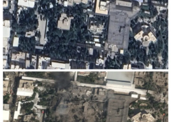 Peyk görüntüləri təsdiqlədi: Xameneinin iqamətgahı dağıdılıb