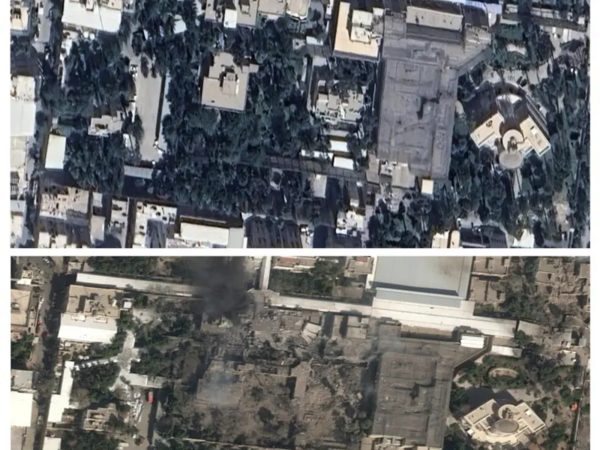 Peyk görüntüləri təsdiqlədi: Xameneinin iqamətgahı dağıdılıb