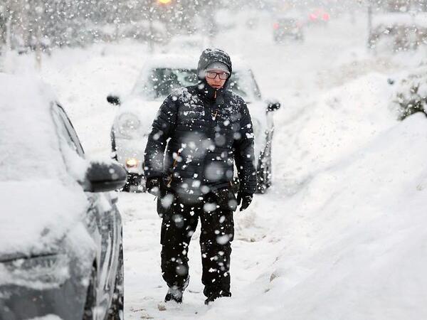 Bu ərazidə qar 37 sm-ə çatıb - FAKTİKİ HAVA