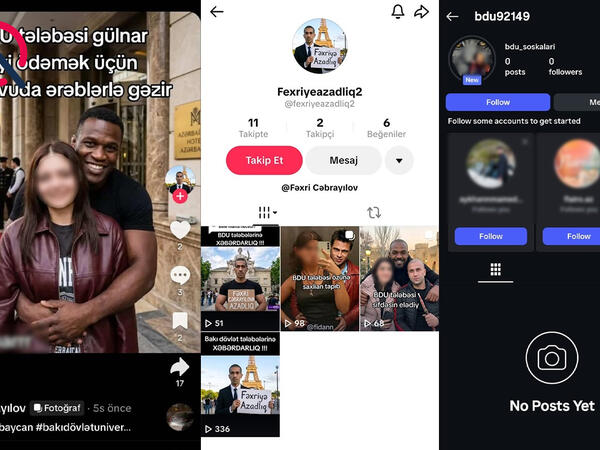 Tələbə fotoları yenidən nalayiq formada yayılır - <span class="color_red">FOTO</span>