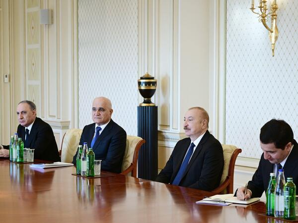 Prezident İlham Əliyev Rusiya Hökuməti Sədrinin müavinini qəbul edib - FOTO