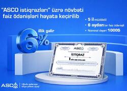 ASCO istiqrazları üzrə növbəti faizlər ödənilib