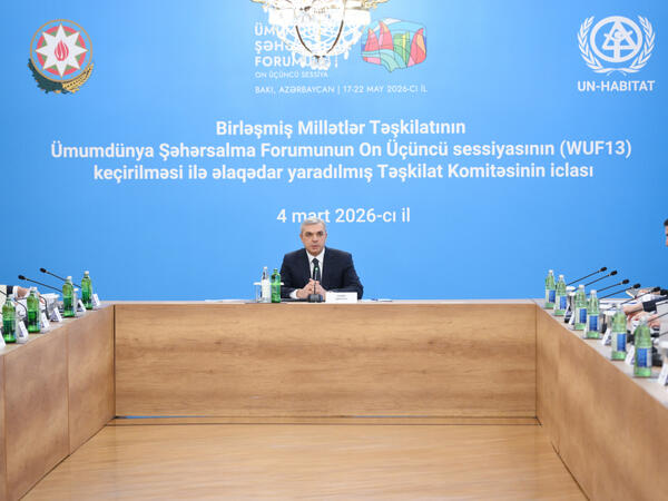 Təşkilat Komitəsinin növbəti iclasında WUF13-ə hazırlıq məsələlərinə dair məruzələr dinlənilib - <span class="color_red">FOTO</span>