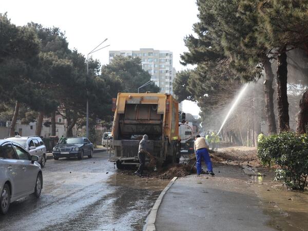 Tənqiddən nəticə çıxarıldı - Suraxanıda abadlıq və təmizlik işləri aparılır - <span class="color_red">FOTO</span>