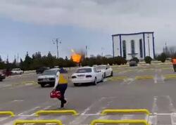 Naxçıvan Hava Limanı yaxınlığına dron düşdü - <span class="color_red">VİDEO</span>