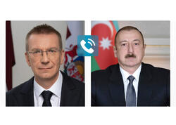 Edqars Rinkeviçs Prezident İlham Əliyevə zəng edib
