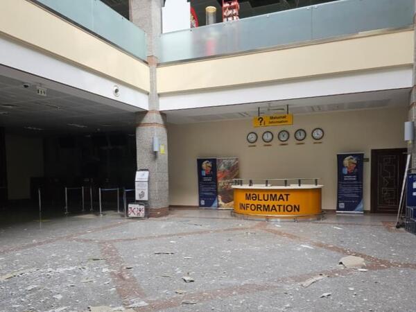 Dron hücumundan sonra Naxçıvan Hava Limanı – <span class="color_red">FOTO</span>