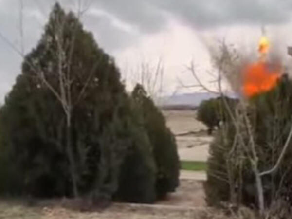 Məktəb ərazisinə düşən dronun <span class="color_red">ANBAAN VİDEOsu</span>