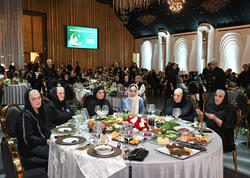 Leyla Əliyeva şəhid ailələri ilə birlikdə iftar süfrəsində iştirak edib (FOTO)