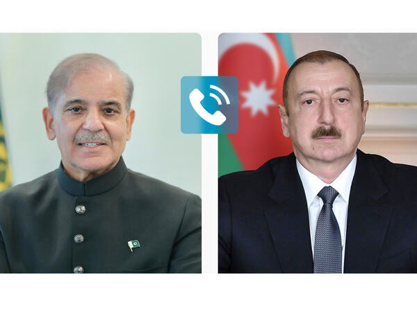 Şahbaz Şərif Prezident İlham Əliyevə zəng edib