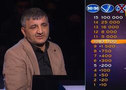 Rüfət Nasosnu “Milyonların şou”sunda oyunu ilə GÜNDƏM OLDU: <span class="color_red">5 sual qalıb</span>