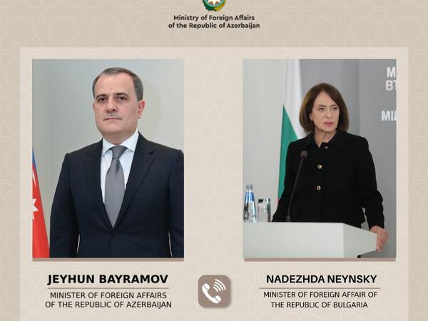 Azərbaycan və Bolqarıstan XİN başçıları İranın PUA hücumuna dair müzakirə aparıblar