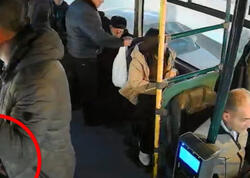 Bakıda avtobuslarda cibgirlik edən şəxs saxlanılıb - <span class="color_red">ANBAAN VİDEO</span>