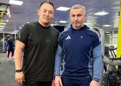 Qazaxıstanın baş məşqçisi Qurbanovun yanında təcrübə keçir - <span class="color_red">FOTO</span>