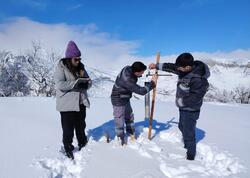 Yüksək dağlıq ərazilərdə qarölçmə işlərinə başlanılıb