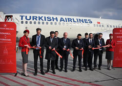 THY İrəvana uçuşlara başladı