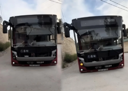 "BakuBus"a aid olduğu deyilən avtobus təəccübləndirdi - VİDEO