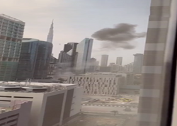 İran Dubay Beynəlxalq Maliyyə Mərkəzini vurdu - <span class="color_red">VİDEO</span>