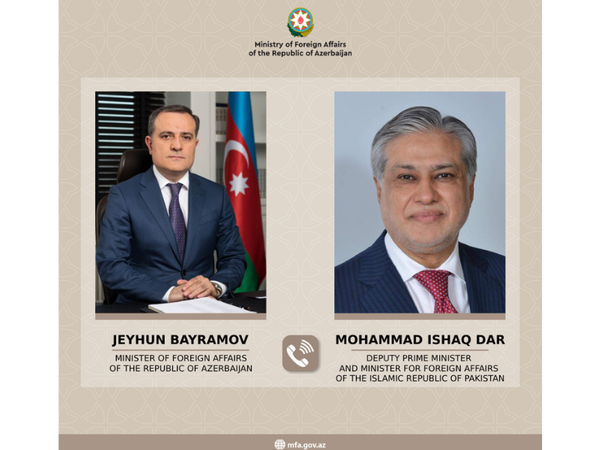 Azərbaycan və Pakistan XİN rəhbərləri Yaxın Şərqdə artan hərbi eskalasiyanı müzakirə ediblər