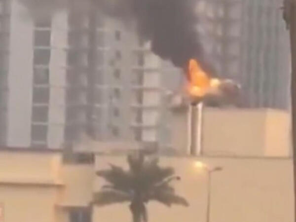 ABŞ-nin Bağdaddakı səfirliyinə PUA hücumu oldu - <span class="color_red">VİDEO</span>