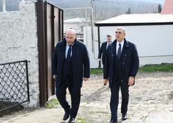 Əlaqələndirmə Qərargahının üzvləri Xocavəndin Quzeyxırman kəndində aparılan təmir-bərpa işləri ilə tanış olublar - <span class="color_red">FOTO</span>