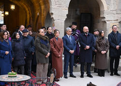 Buxara karvansarasının əsaslı bərpa və konservasiya işlərindən sonra açılışı olub - <span class="color_red">FOTO</span>