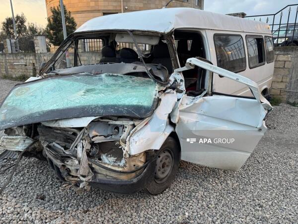 Sabirabadda qəza - 10 nəfər xəsarət alıb - <span class="color_red">YENİLƏNİB - FOTO</span>