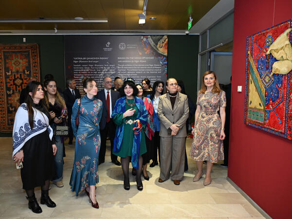 Milli Xalça Muzeyində Nigar Əliyevanın sərgisi açılıb - <span class="color_red">FOTO</span>