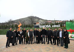 İlham Əliyev və Mehriban Əliyeva Xanooba kənd sakinləri ilə səmimi söhbət etdi - <span class="color_red">FOTO</span>