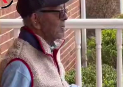 104 yaşlı keçmiş yanğınsöndürən üçün xüsusi PARAD - <span class="color_red">VİDEO</span>