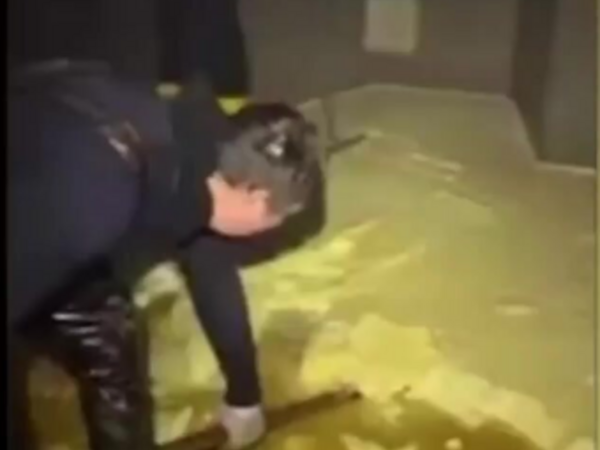 Kərə yağı istehsalı ilə bağlı qalmaqallı görüntülər - VİDEO