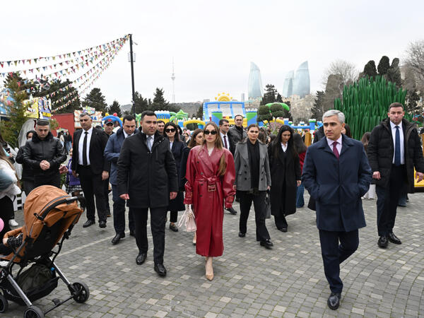 Alena Əliyeva Novruz yarmarkasını ziyarət edib - <span class="color_red">FOTO</span>